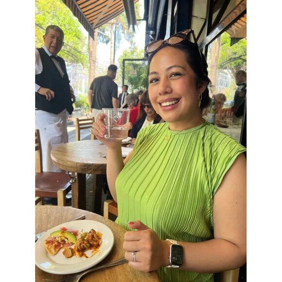 Atlein Plissé Pleated Midi Dress – Women’s Size S - Picture 13 of 16